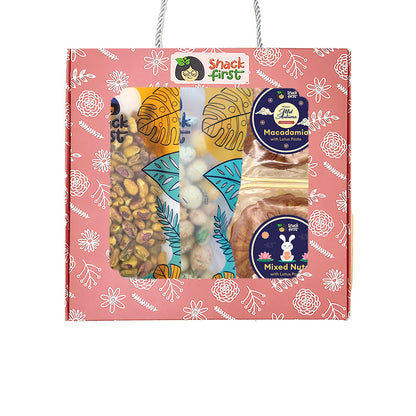 中秋圆满月饼坚果礼盒