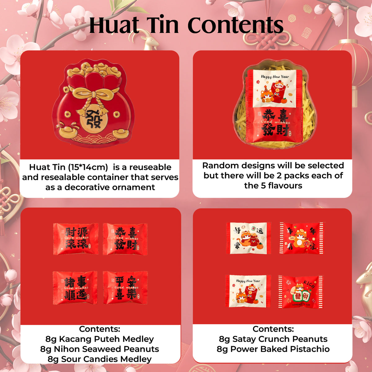 Chinese New Year Goat Snack Gifts and Hampers (CNY Lunar Spring Festival 2027)