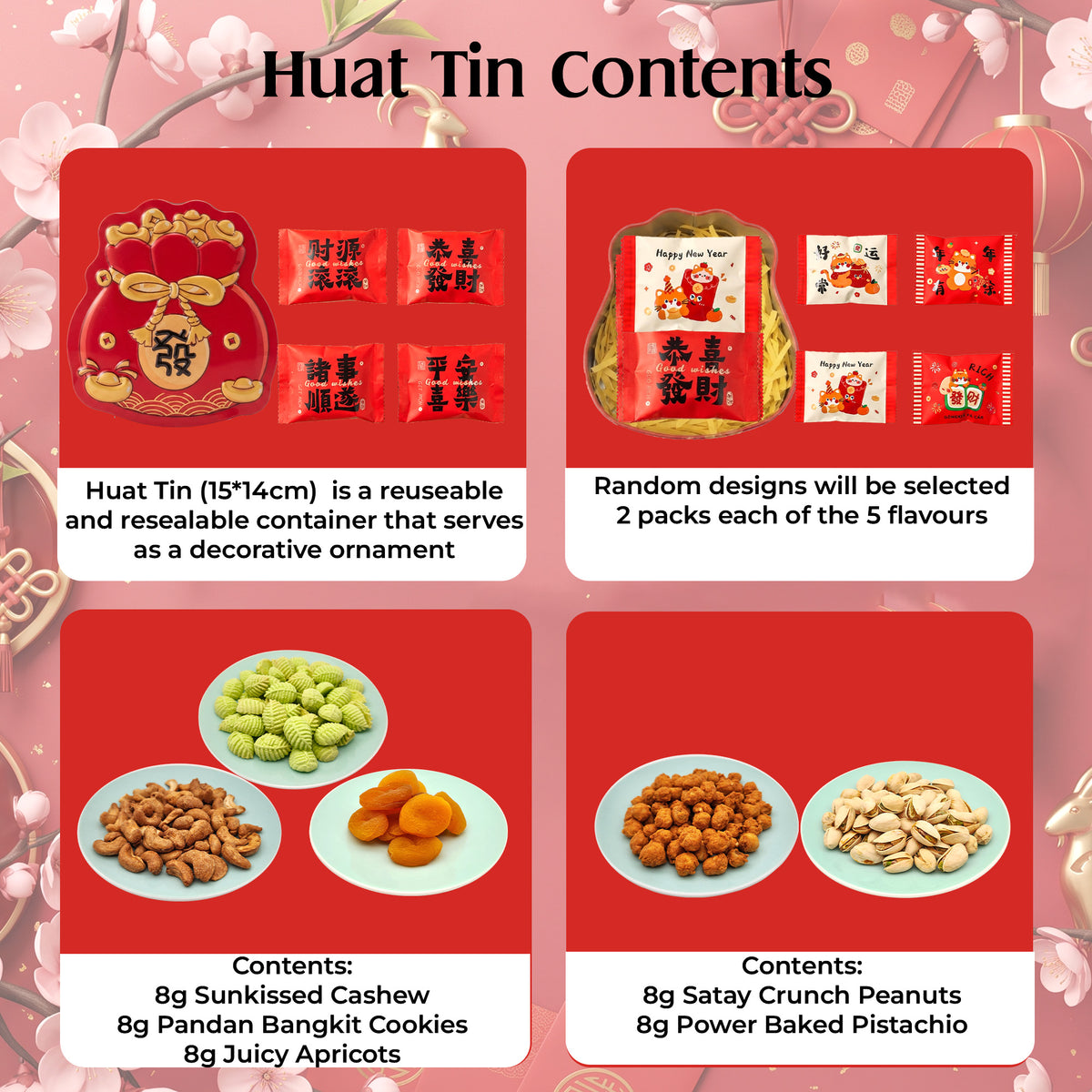 Chinese New Year Goat Snack Gifts and Hampers (CNY Lunar Spring Festival 2027)