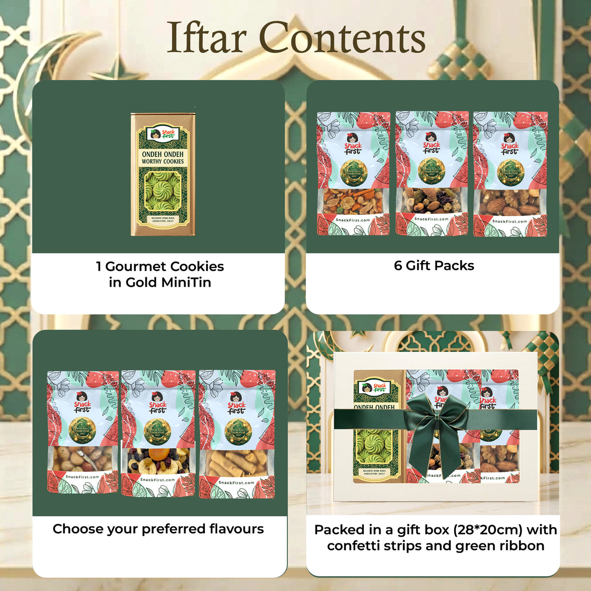 Selamat Hari Raya Aidilfitri Gift Snack Gift Box & Hamper (Ramadan 2027)