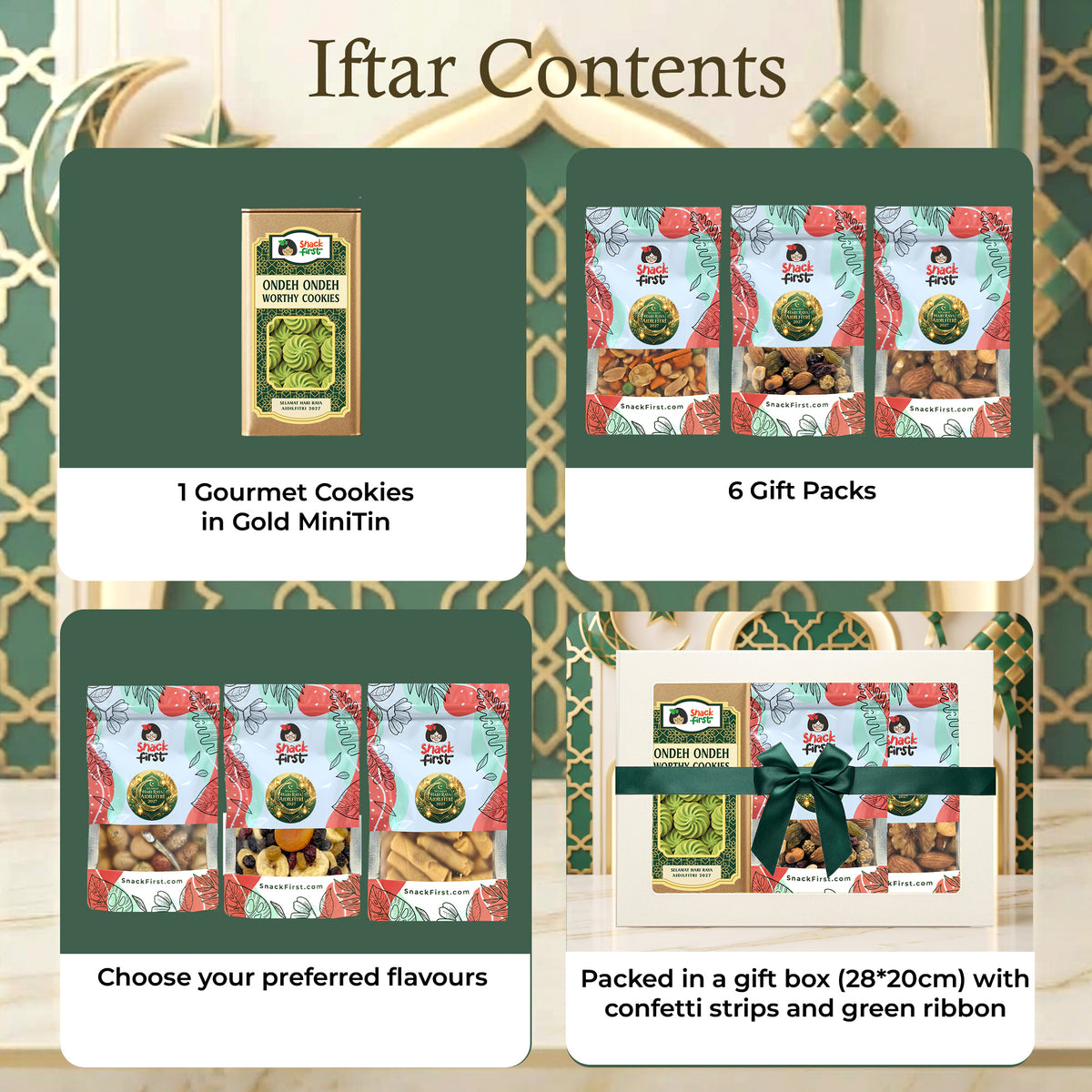 Selamat Hari Raya Aidilfitri Gift Snack Gift Box & Hamper (Ramadan 2027)
