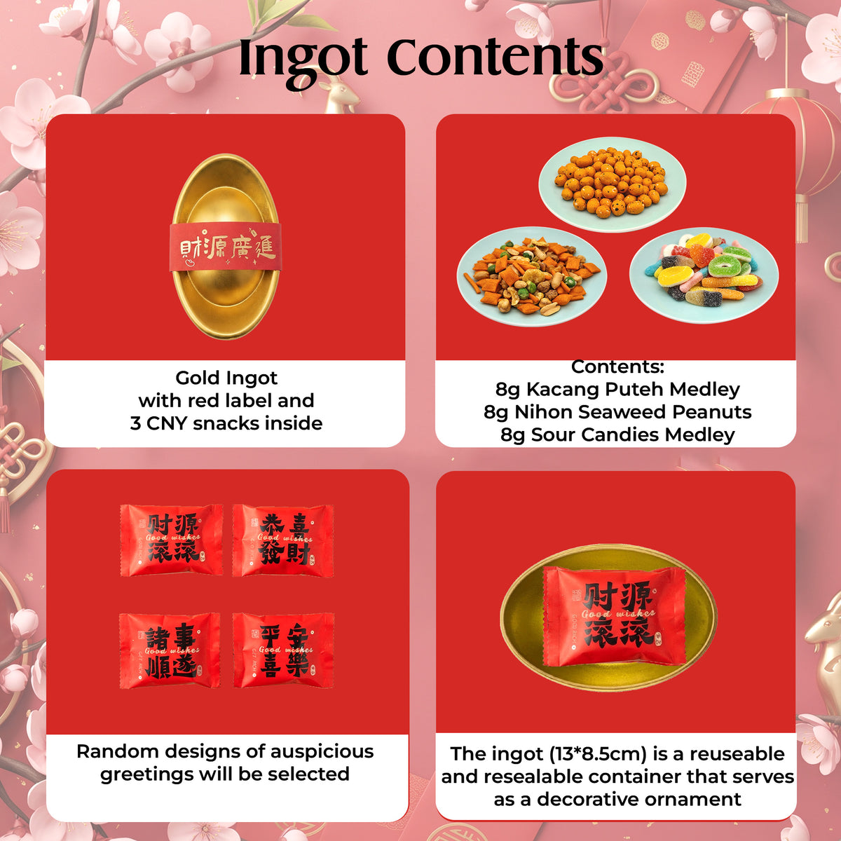 Chinese New Year Goat Snack Gifts and Hampers (CNY Lunar Spring Festival 2027)