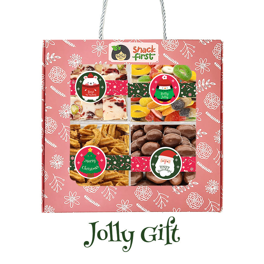 圣诞礼篮和闪光礼品零食盒（2024 年圣诞节）