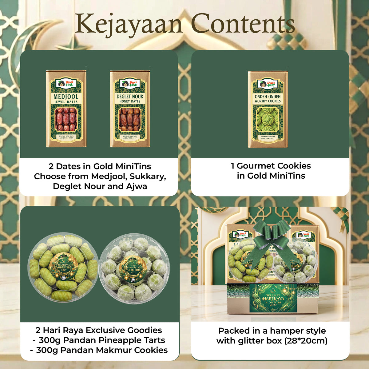 Selamat Hari Raya Aidilfitri Gift Snack Gift Box & Hamper (Ramadan 2027)