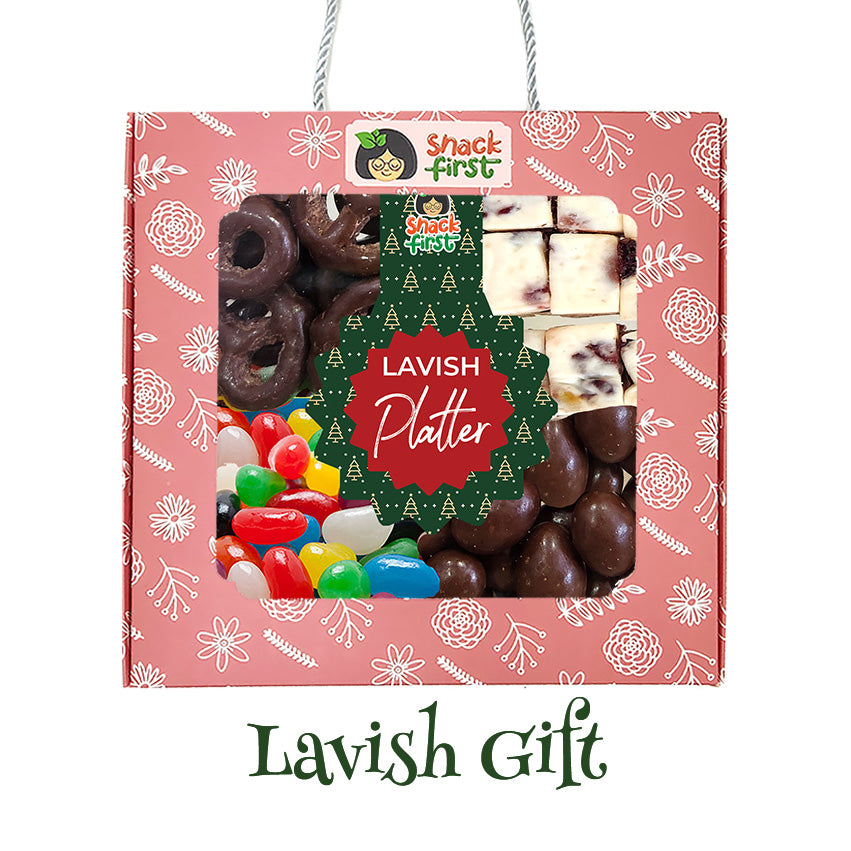 圣诞礼篮和闪光礼品零食盒（2024 年圣诞节）