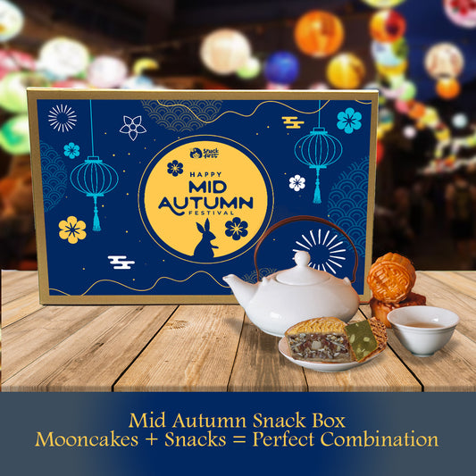 Yuan Man Mooncakes + Worthy Cookies Gift Box (Mid Autumn Festival 2023) 中秋圆满月饼坚果礼盒