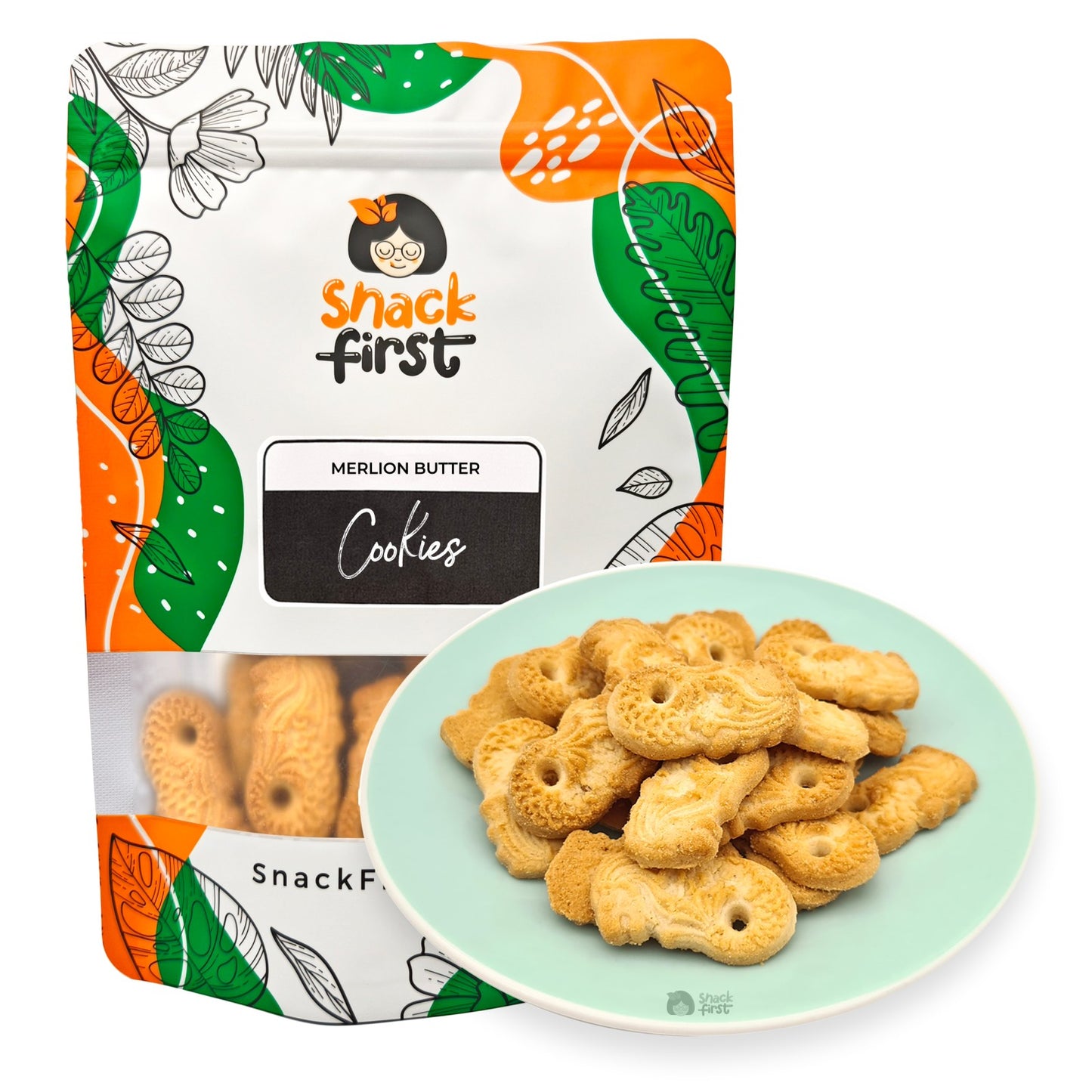 Merlion Butter Cookies