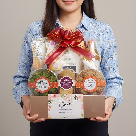 快乐零食/感谢闪光礼品零食盒