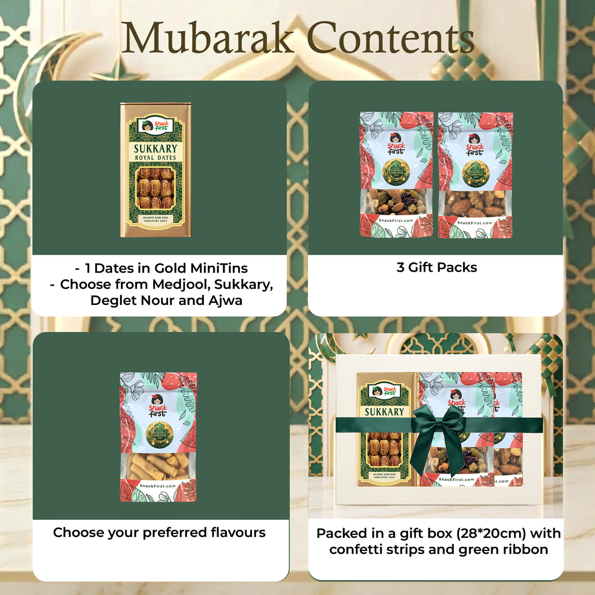 Selamat Hari Raya Aidilfitri Gift Snack Gift Box & Hamper (Ramadan 2027)