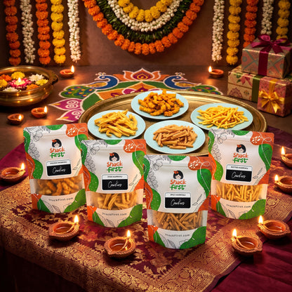 Spicy Murukku Crackers (Deepavali Specials)