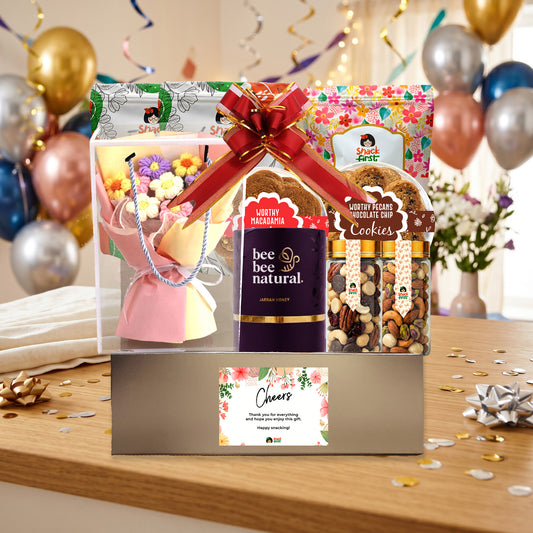 Newborn New Mum Bloom Bites Hampers (With Express Shipping)