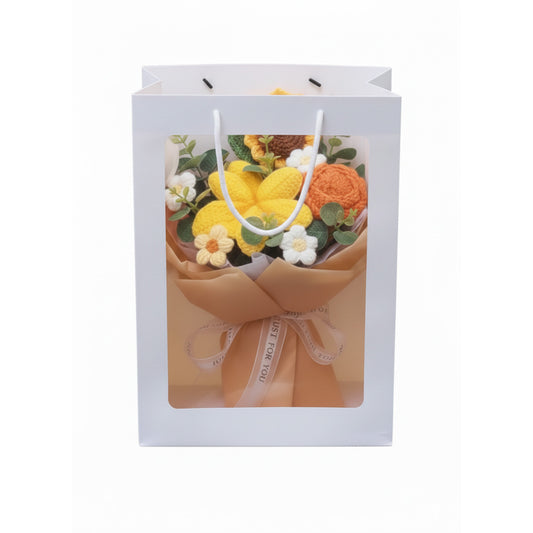 Knitted Croquet Flowers