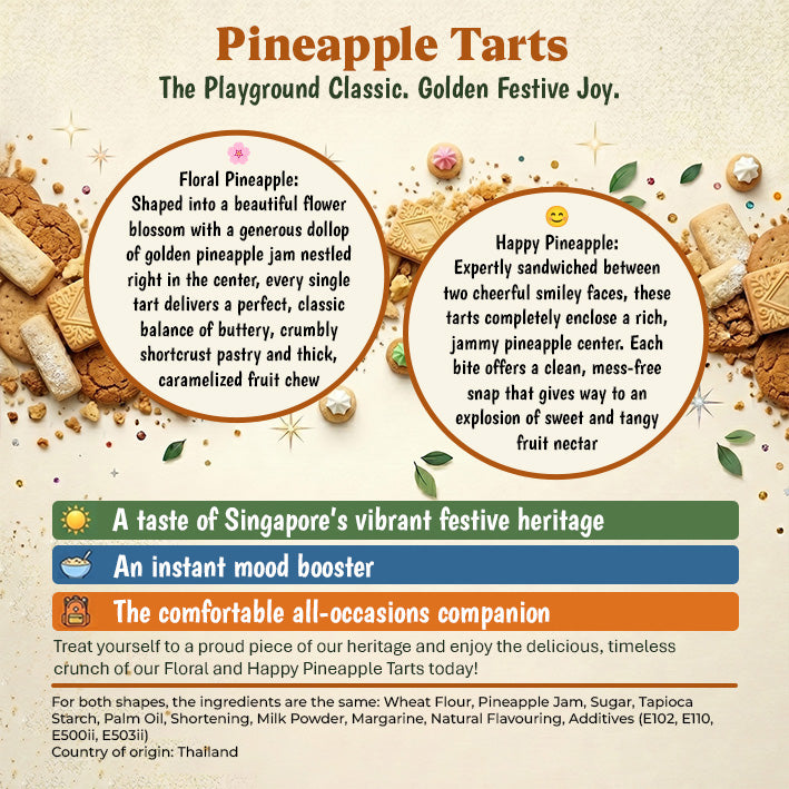 Floral Pineapple Tarts