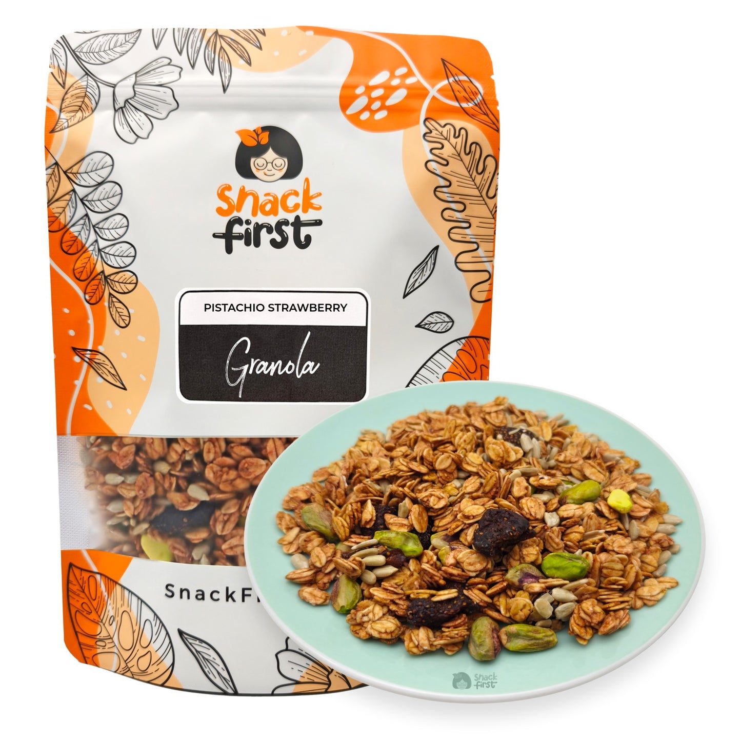 Organic Strawberry Granola (Base/Pistachio)