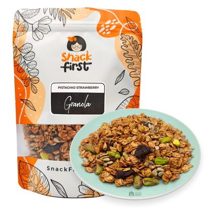 Organic Strawberry Granola (Base/Pistachio)
