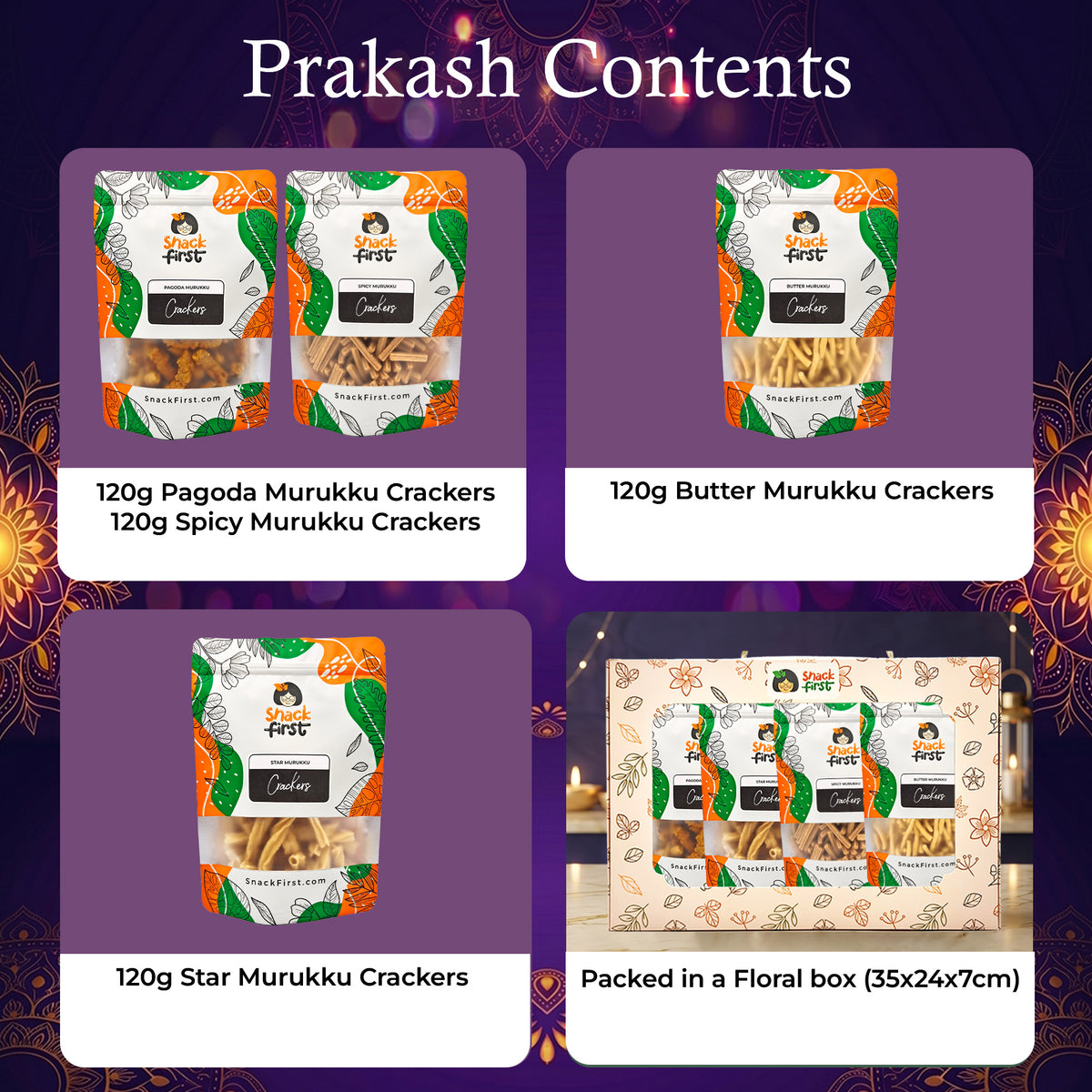 Happy Deepavali Snack Gift Box and Hampers (Diwali 2026)