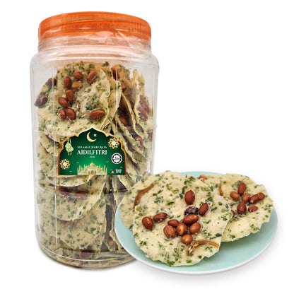 Giant Rempeyek Crackers (Original/Seaweed) (CNY/Hari Raya Specials)