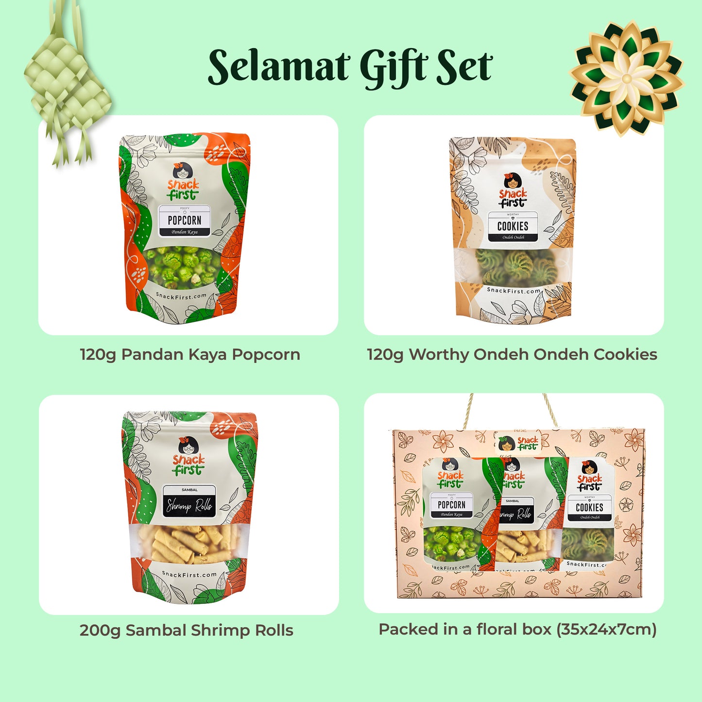 Selamat Hari Raya Aidilfitri Gift Snack Gift Box & Hamper (Ramadan 2026)