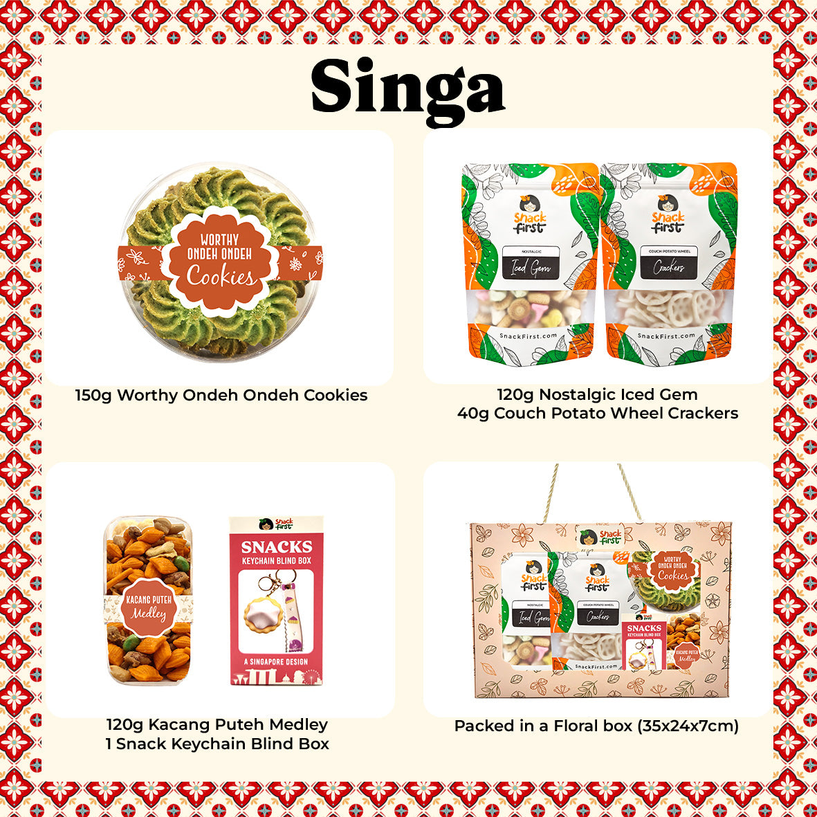 SingaPlay Snack + Toy Singapore Theme Gift Sets and Hampers