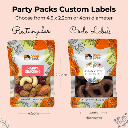 Wedding Favours Snack Party Packs & Honey Bitsie Jars