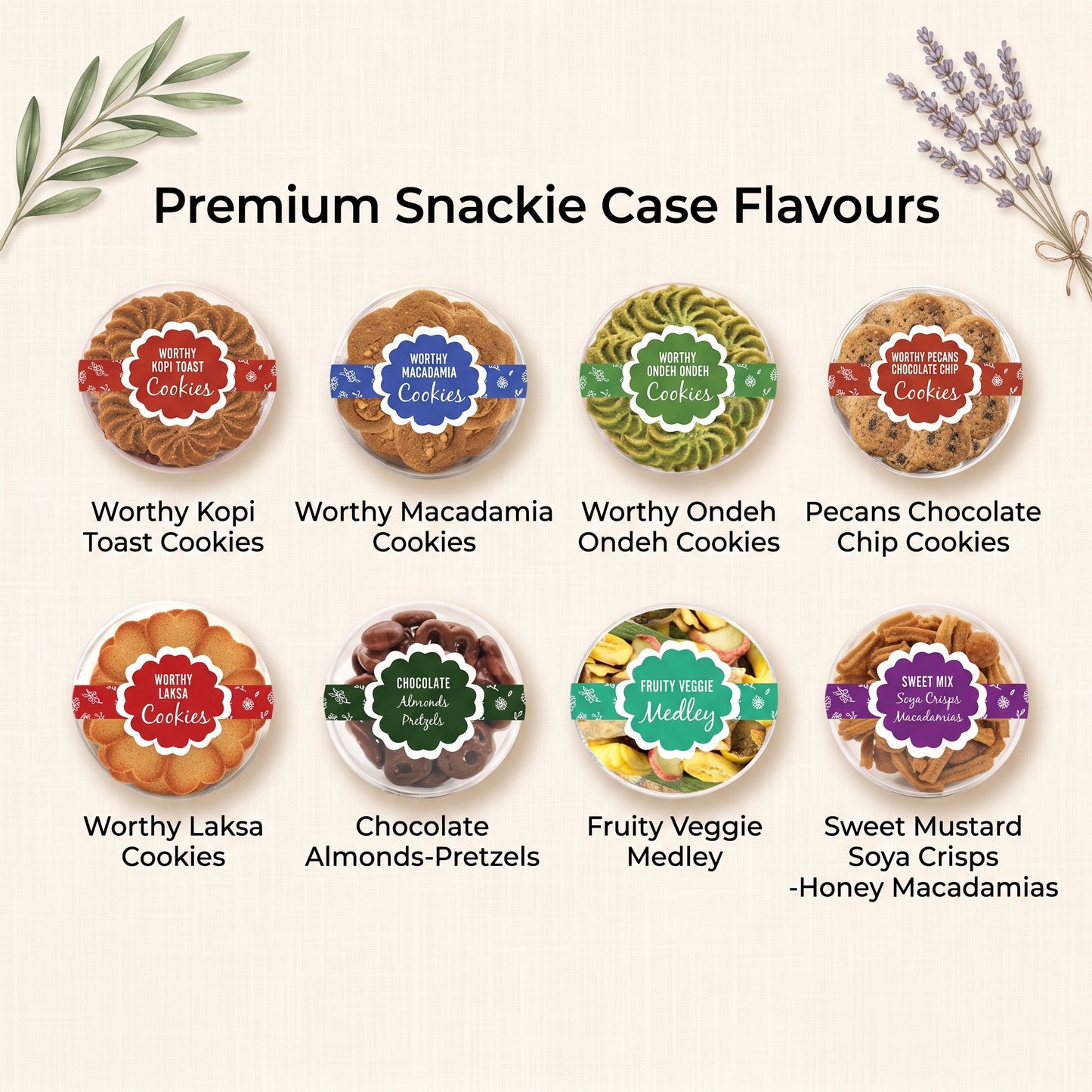 Snacks in Snackie Case