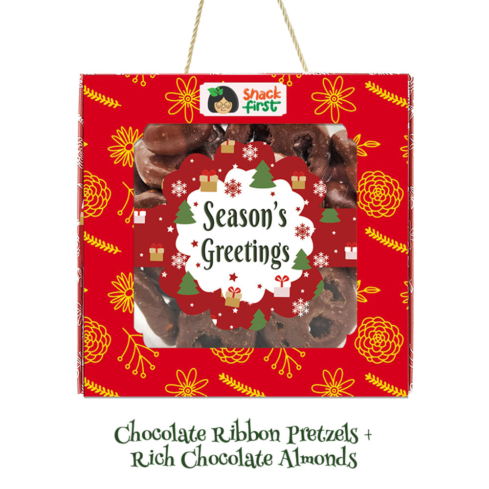 圣诞礼篮和闪光礼品零食盒（2024 年圣诞节）