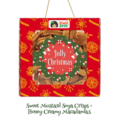 圣诞礼篮和闪光礼品零食盒（2024 年圣诞节）