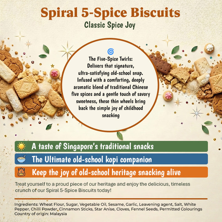 Spiral 5-Spice Biscuits