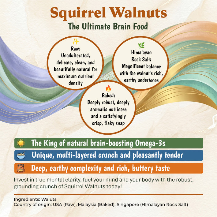 Squirrel Walnuts (Raw/Baked/Himalayan Rock Salt)