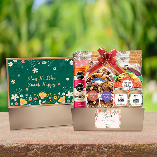 保持健康零食快乐闪光礼品零食盒