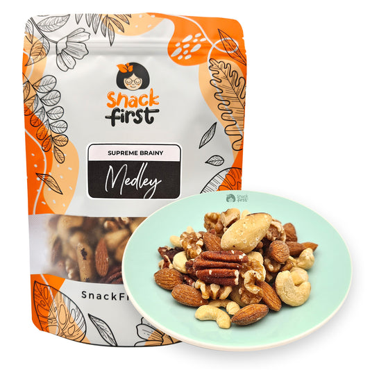 Supreme Brainy Medley (Almonds, Cashews, Walnuts, Pecans, Brazil nuts)