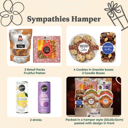 Condolences Sympathy Snack Hampers (With Express Shipping)