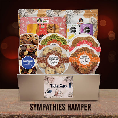 Condolences Sympathy Snack Hampers (With Express Shipping)