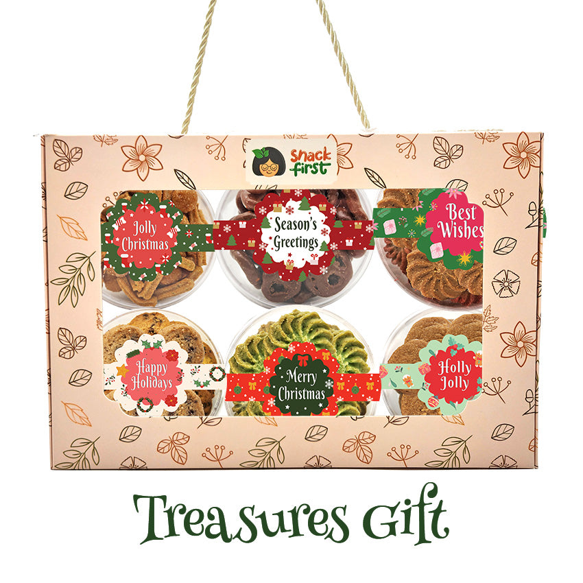 圣诞礼篮和闪光礼品零食盒（2024 年圣诞节）