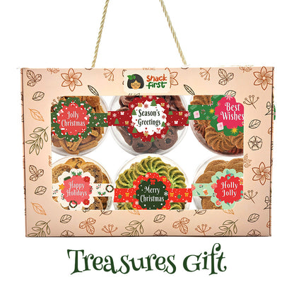 圣诞礼篮和闪光礼品零食盒（2024 年圣诞节）