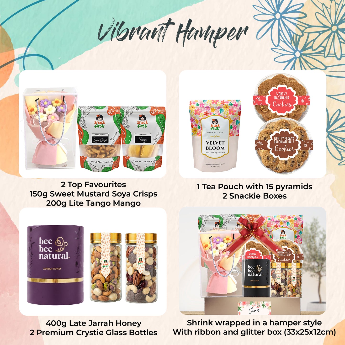 Congratulations Bloom Bites Hampers (With Express Shipping)