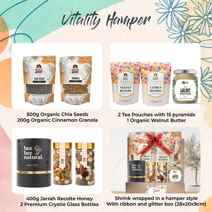 Organic Wellness Snack Hampers (With Express Shipping)