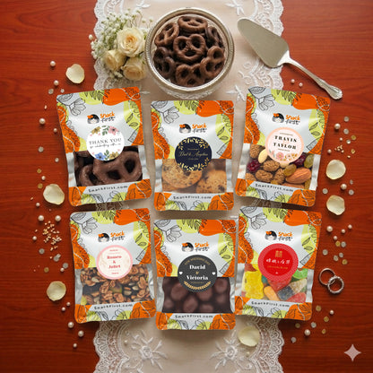 Wedding Favours Snack Party Packs & Honey Bitsie Jars