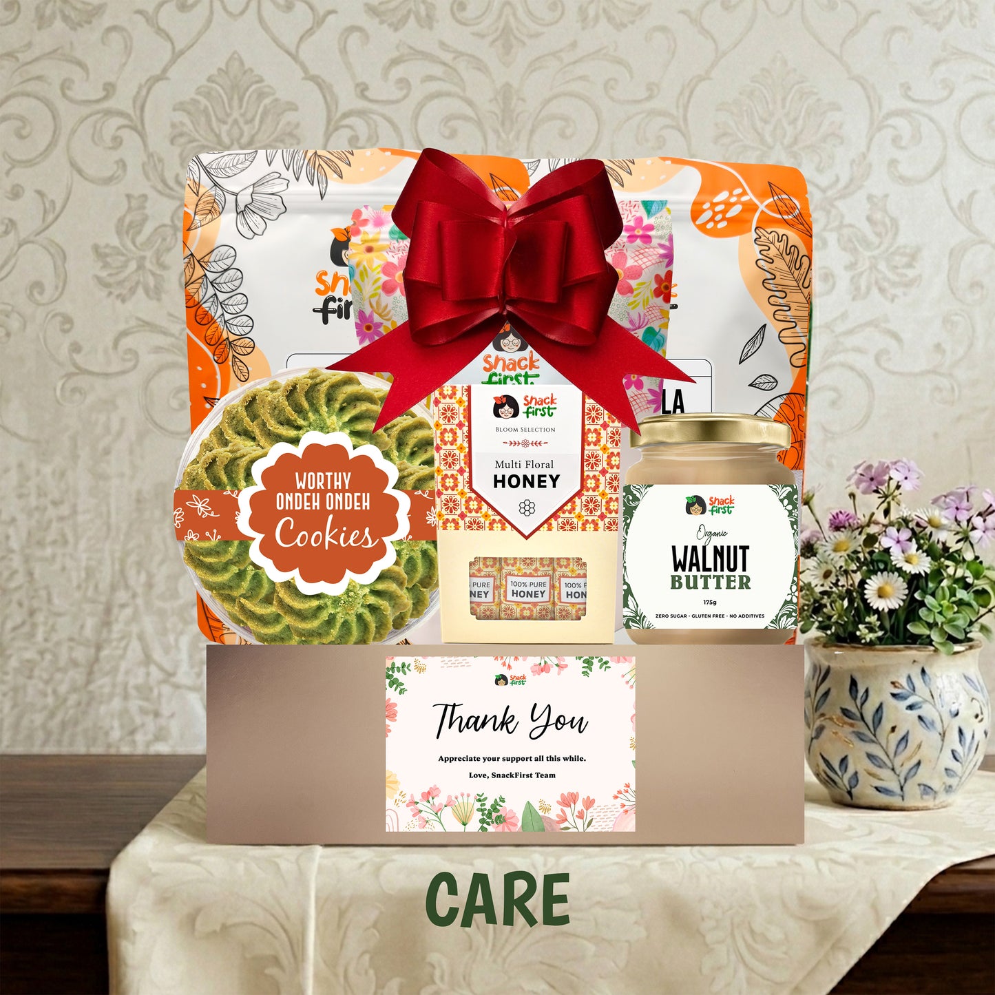 Condolences Organic Wellness Snack Hampers (With Express Shipping)