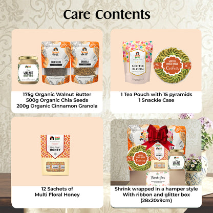Condolences Organic Wellness Snack Hampers (With Express Shipping)