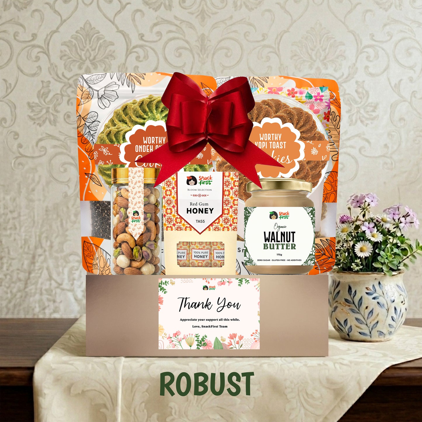 Condolences Organic Wellness Snack Hampers (With Express Shipping)
