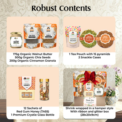 Condolences Organic Wellness Snack Hampers (With Express Shipping)