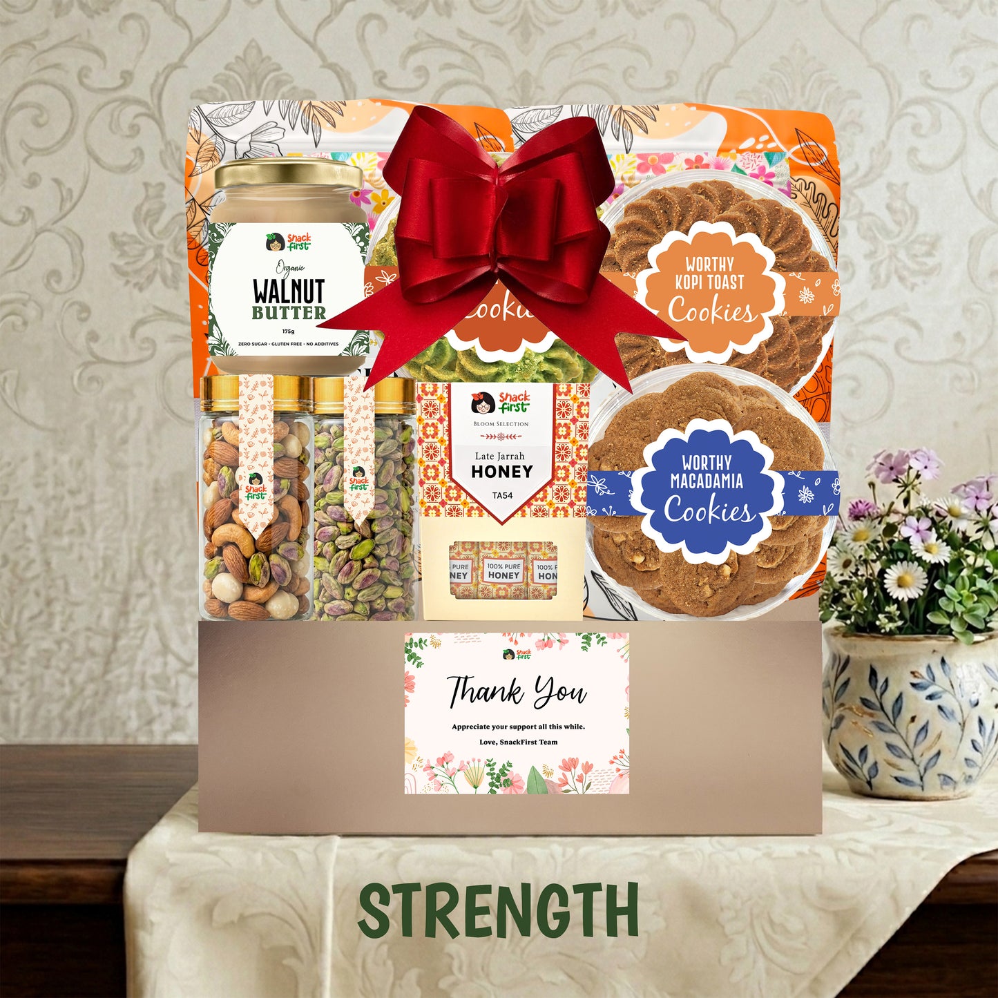 Condolences Organic Wellness Snack Hampers (With Express Shipping)