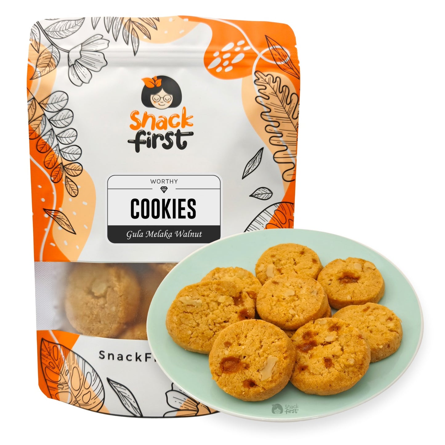 Worthy Gula Melaka Walnut Cookies