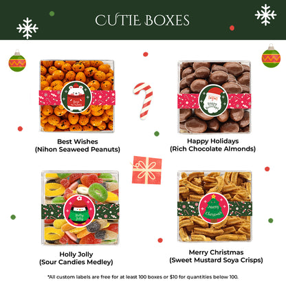 圣诞礼篮和闪光礼品零食盒（2024 年圣诞节）