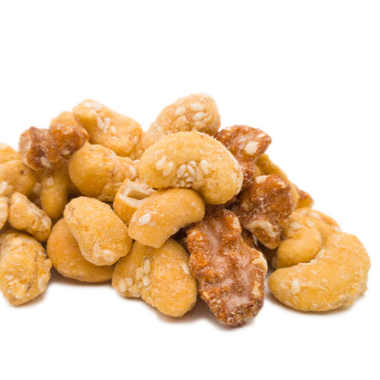 Honey Sesame Walnut-Cashew Jumble